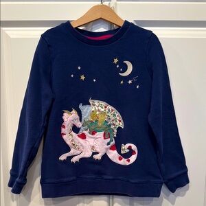Mini Boden Kids Dragon Lover Cotton Sweatshirt